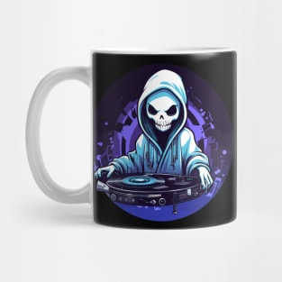 DJ Grim Reaper Cartoon Mug